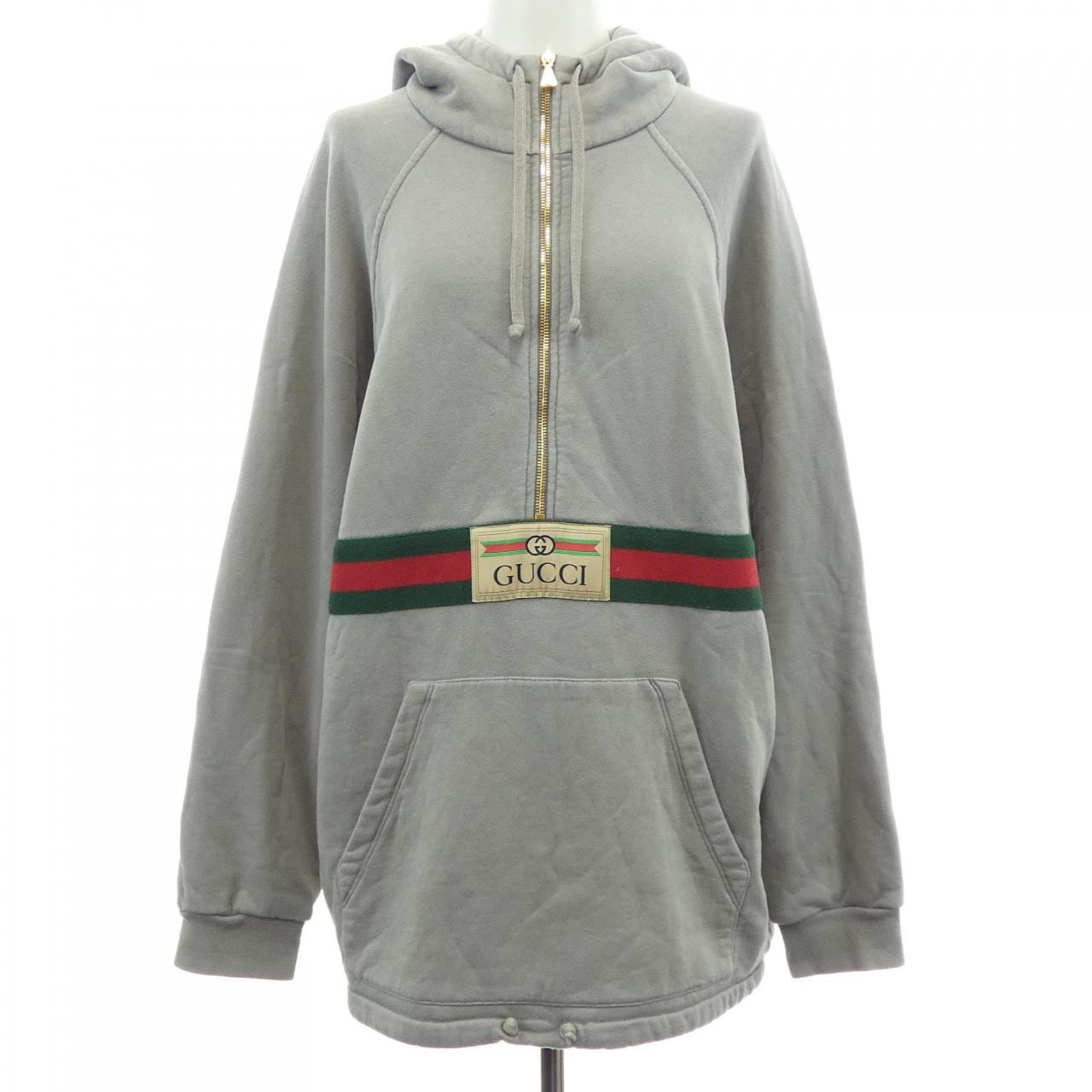 グッチ GUCCI ウエブ&GUCCIラベル付きスウェットシャツ 644656 XJC3W パーカー