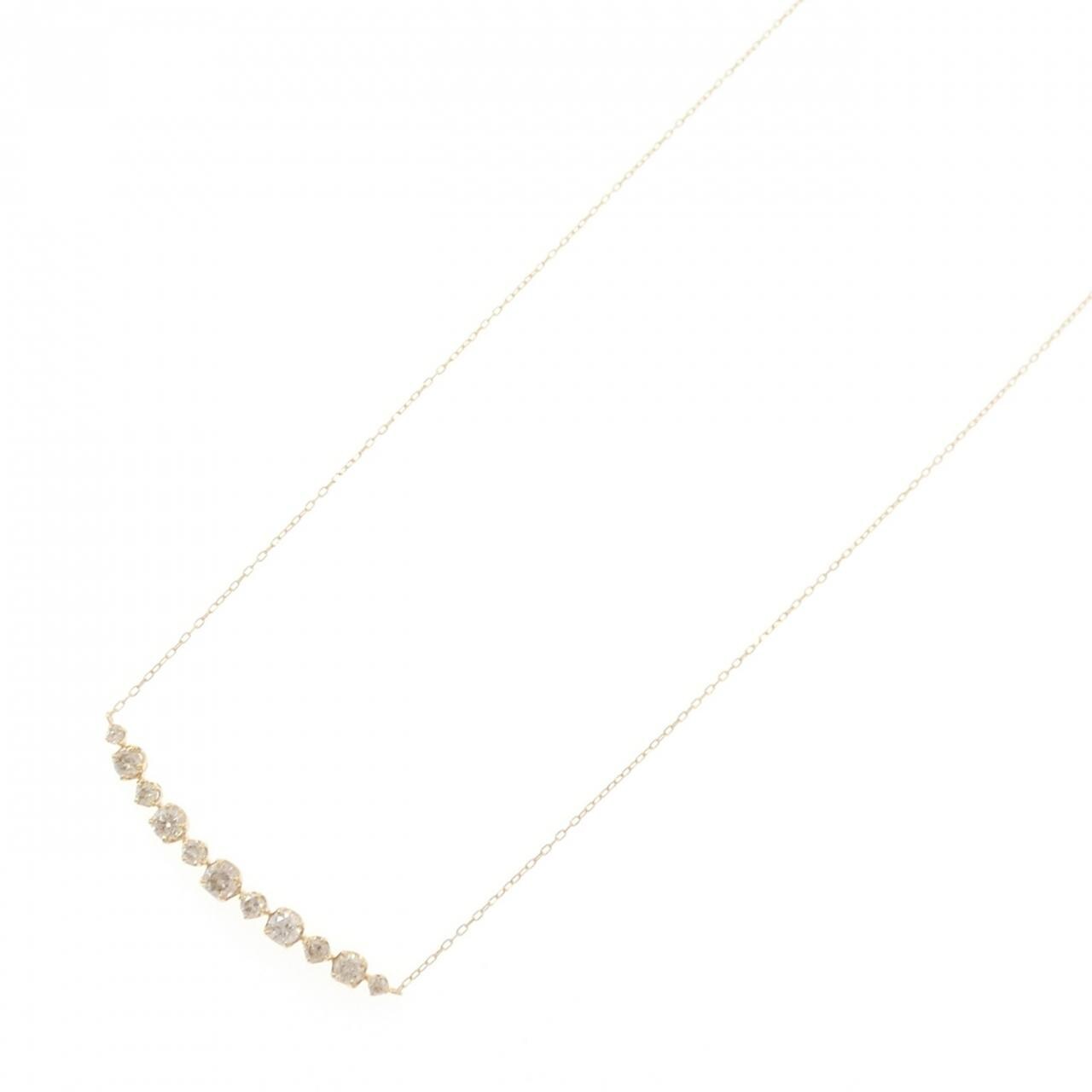 K18YG ダイヤモンド ネックレス 0.50CT