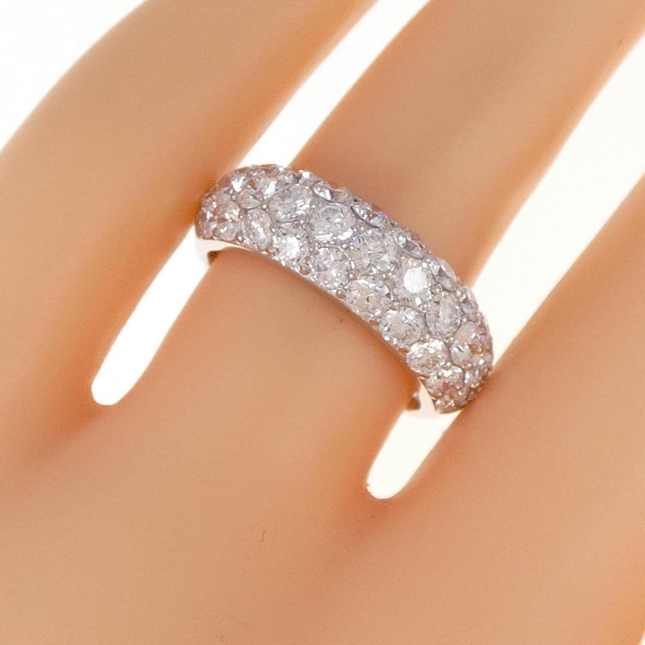 PT Pave Diamond Ring 2.00CT