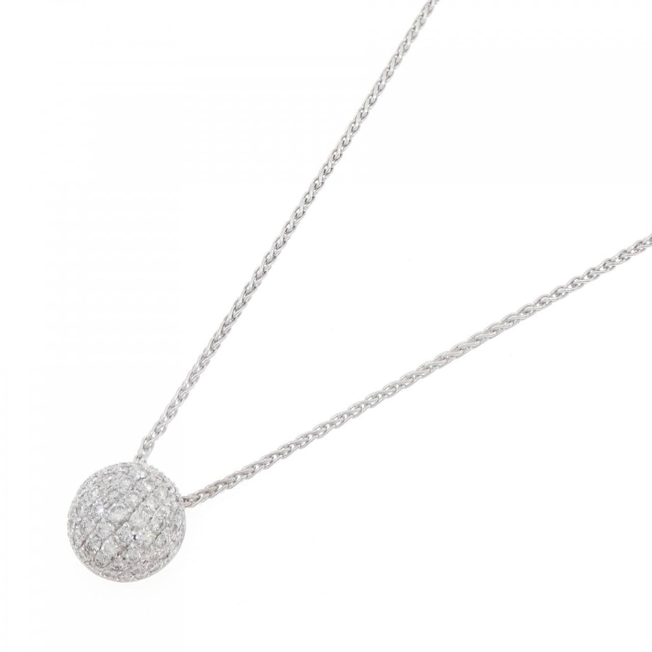 750WG Pavé Diamond Necklace