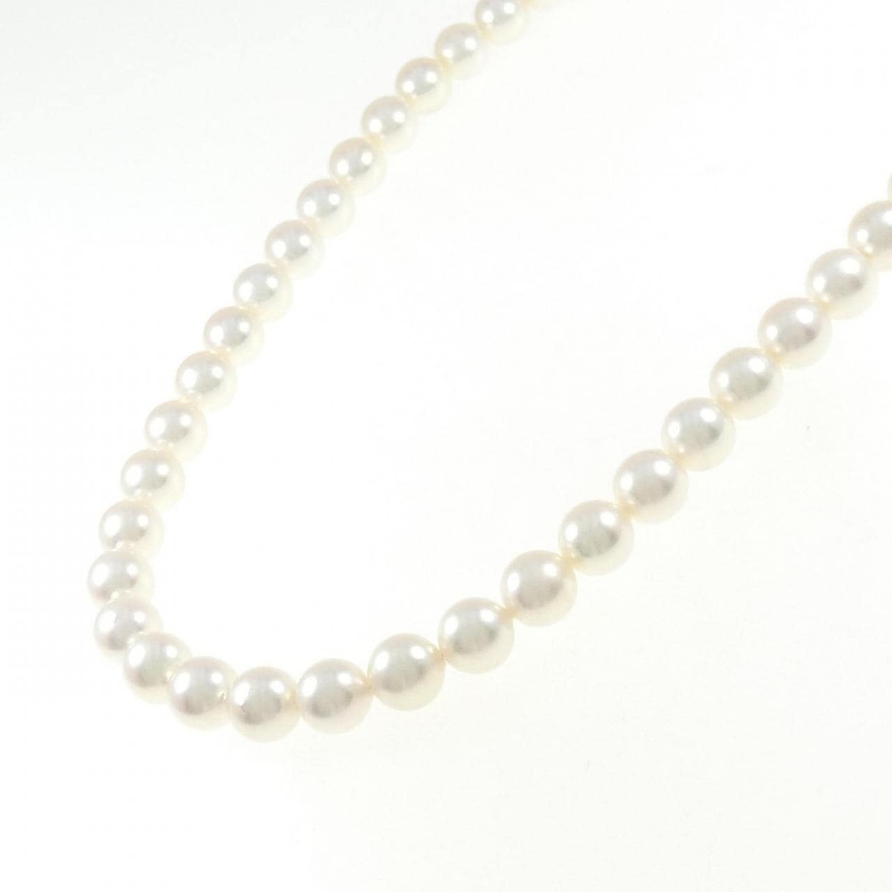 シルバークラスプ アコヤパール ネックレス 7-7.5mm