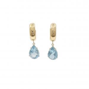 K18YG ブルートパーズ ピアス