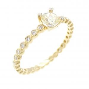 【新品】K18YG ダイヤモンド リング 0.41CT