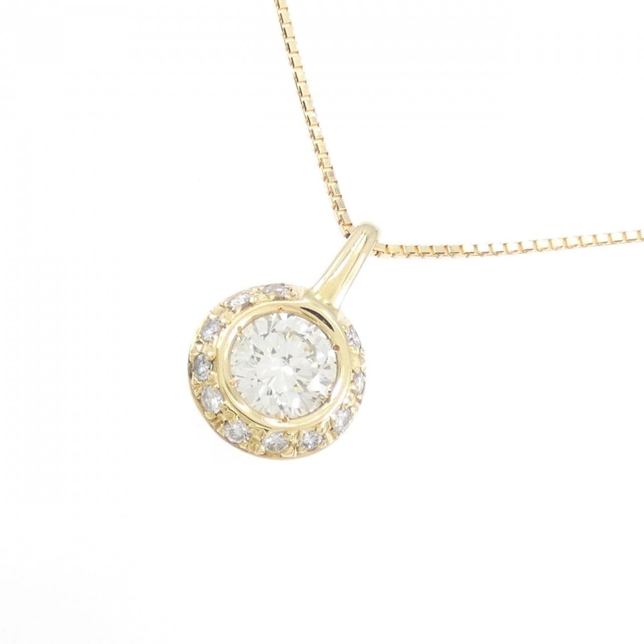 K18YG ダイヤモンド ネックレス 0.46CT