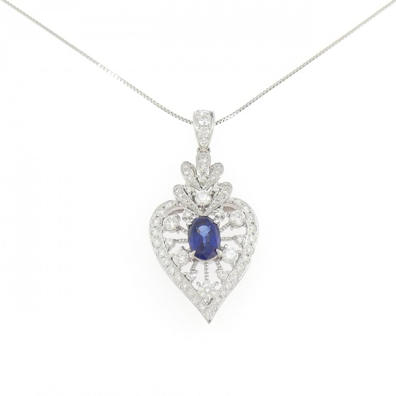 PT900/PT850 サファイヤ ネックレス 2.31CT