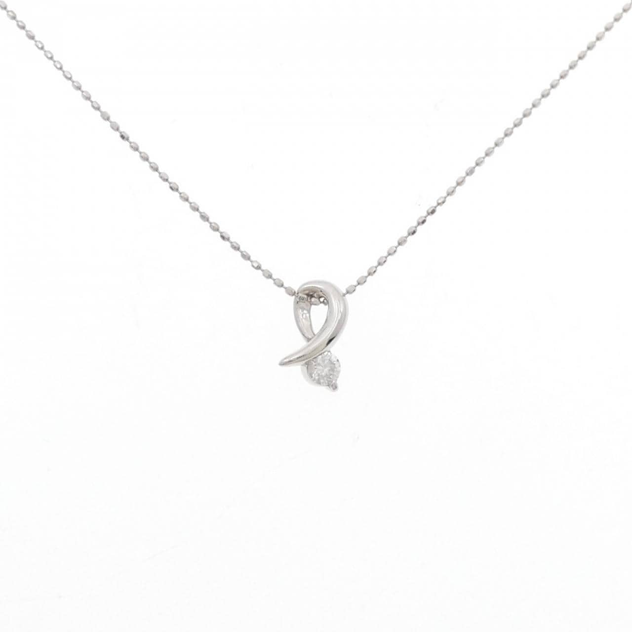 PT900/PT850 ダイヤモンド ネックレス 0.10CT