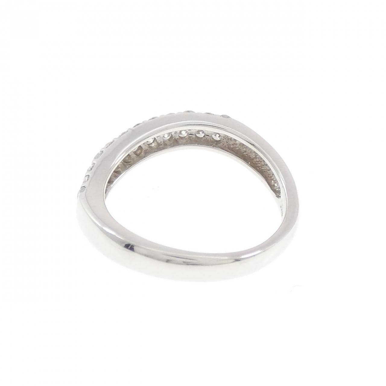 K18WG ダイヤモンド ピンキーリング 0.28CT