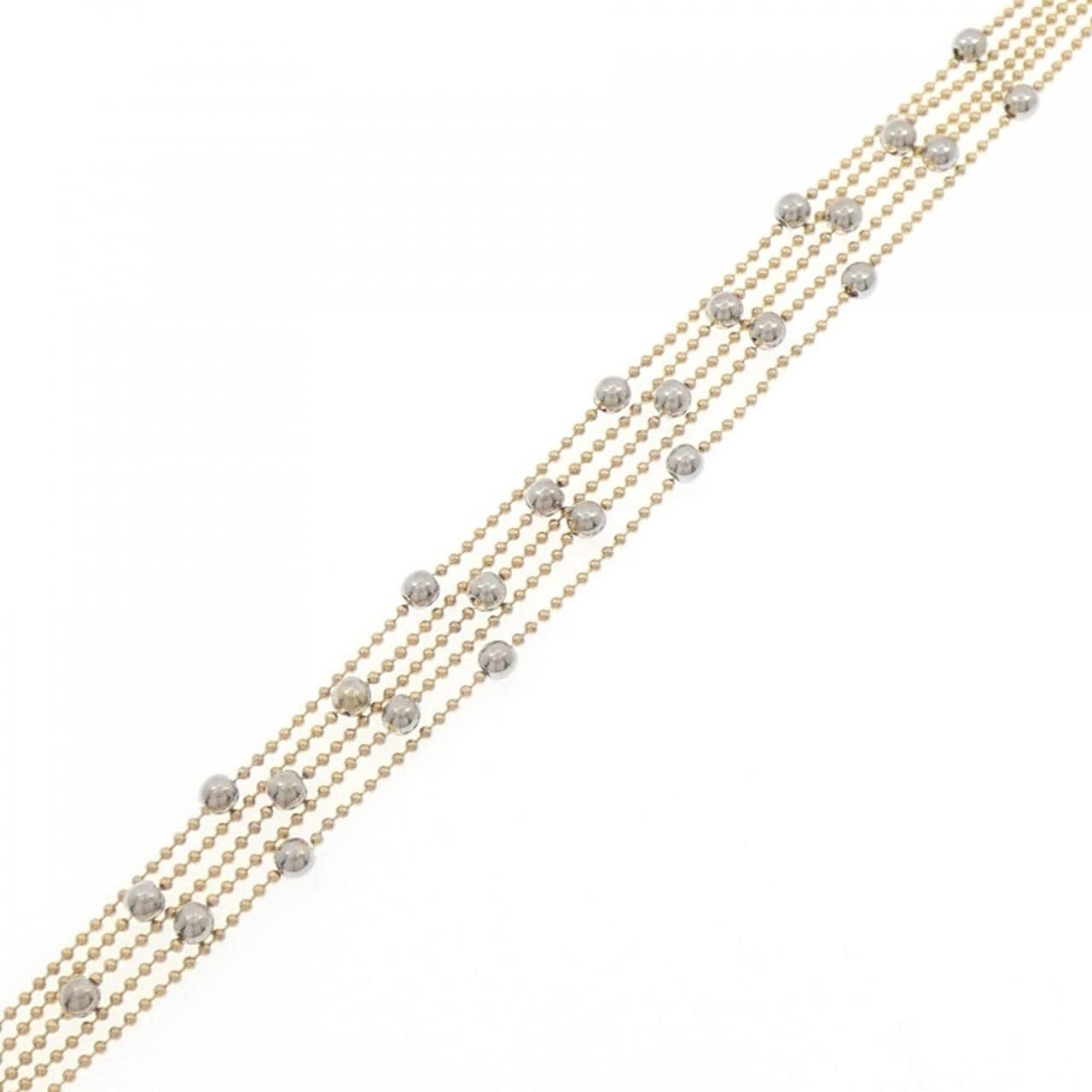 MIKIMOTO K18YG/PT850手鍊