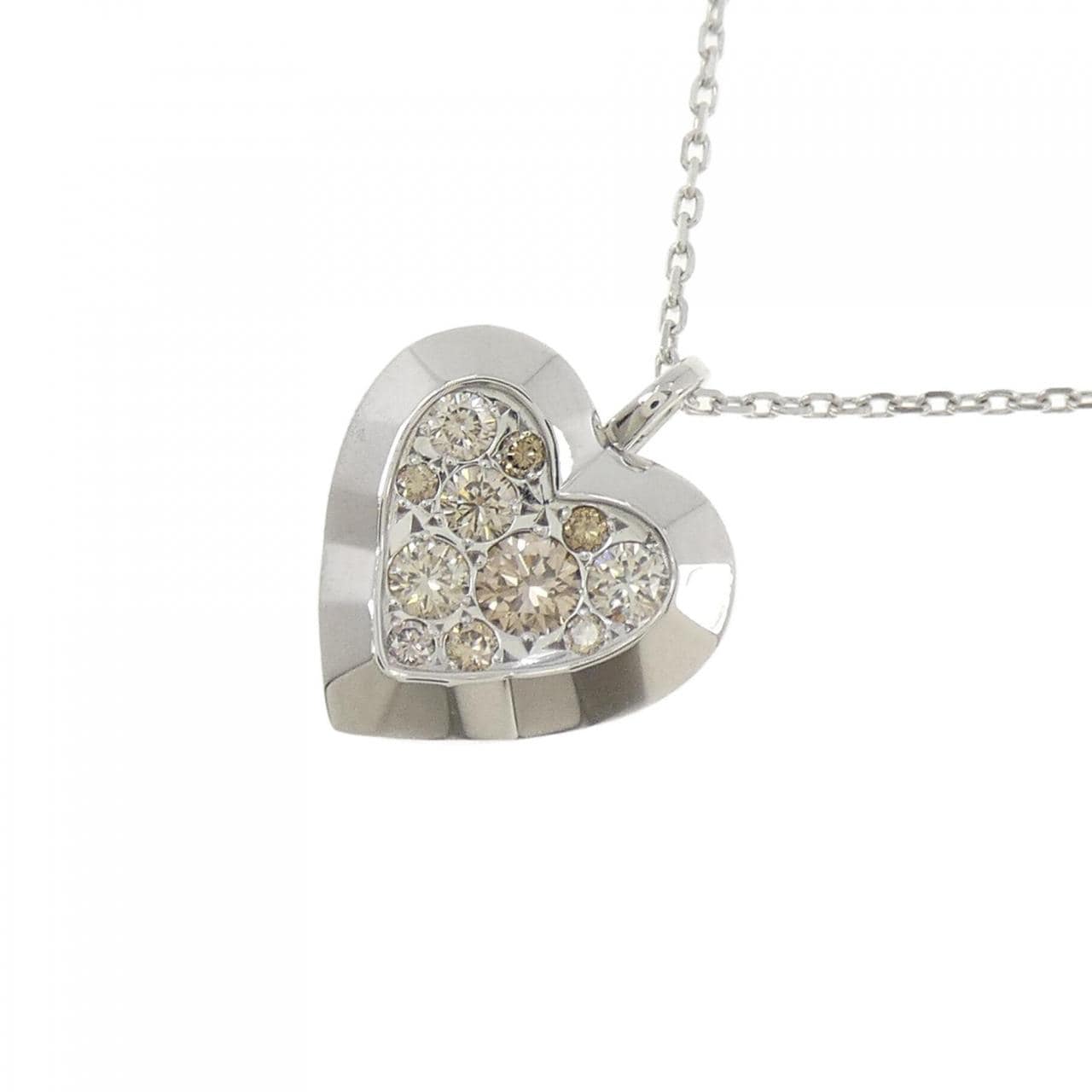 カシケイ ハート ダイヤモンド ネックレス 0.35CT