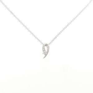 K18WG ダイヤモンド ネックレス 0.10CT