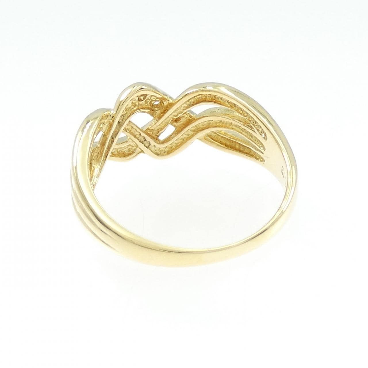 K18YG ダイヤモンド リング 0.02CT