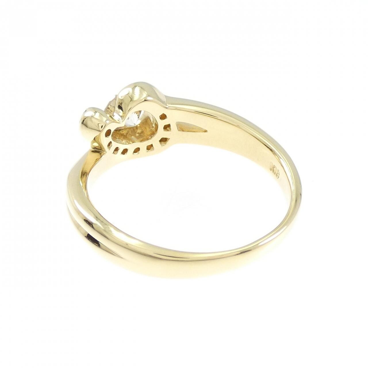 K18YG ダイヤモンド リング 0.50CT