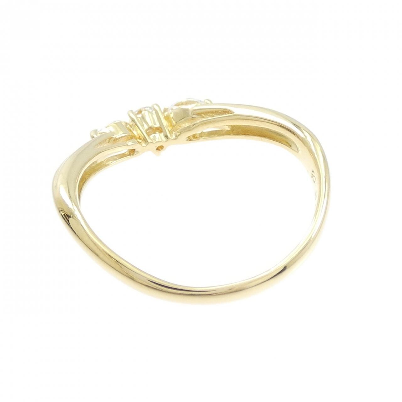K18YG ダイヤモンド リング 0.30CT