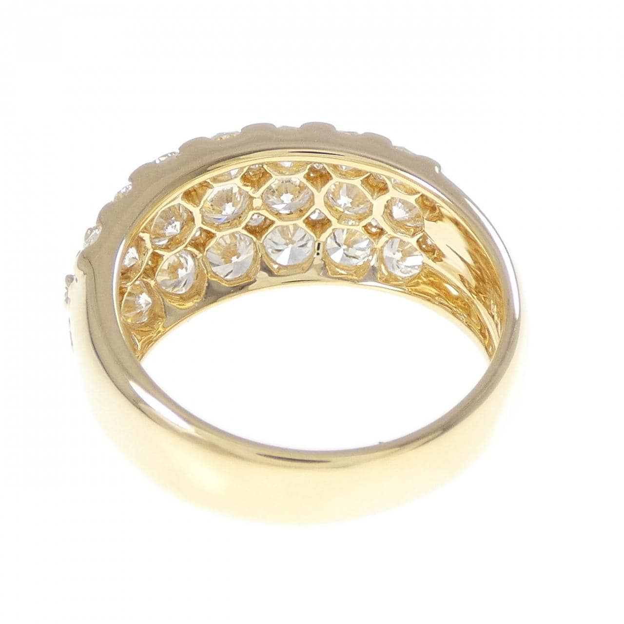 K18YG ダイヤモンド リング 2.43CT