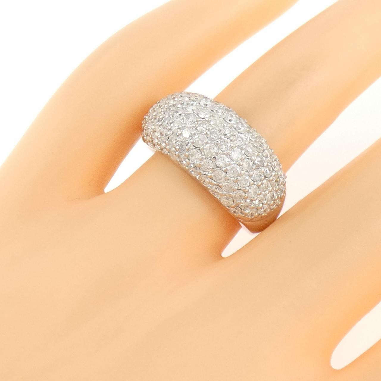 PT900 パヴェ ダイヤモンド リング 2.00CT