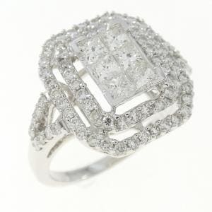 K18WG ダイヤモンド リング 1.00CT