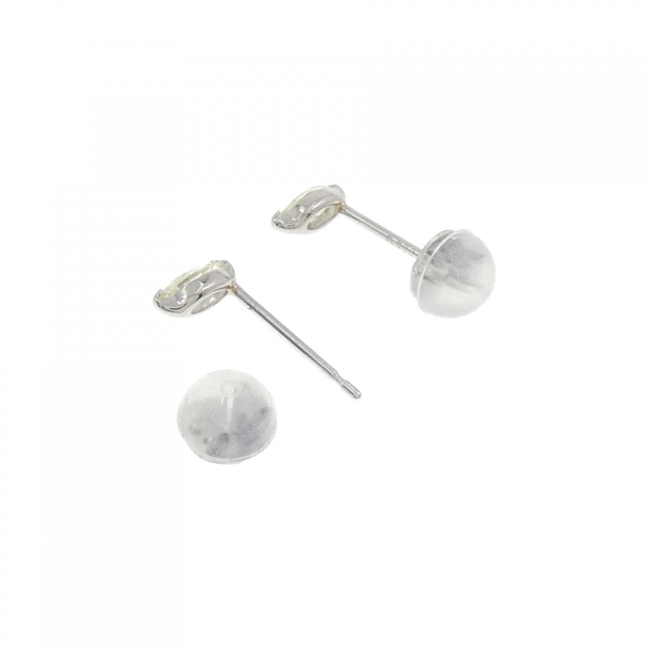 [新品] PT900钻石耳环 0.22CT