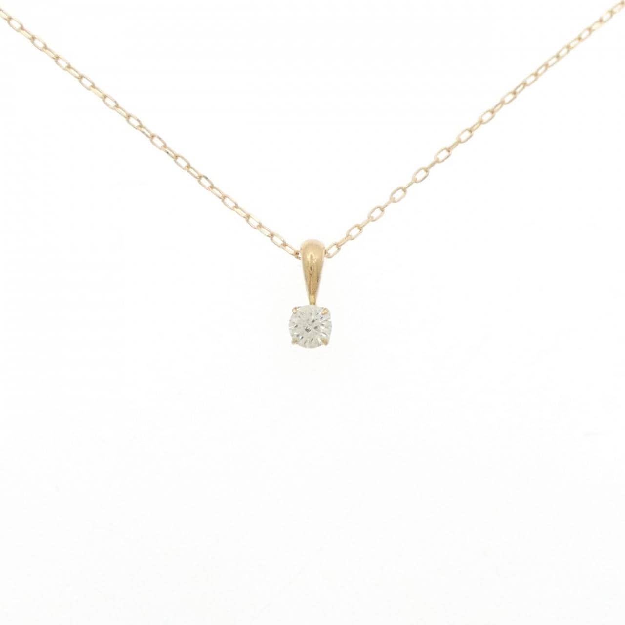K18YG ダイヤモンド ネックレス 0.162CT