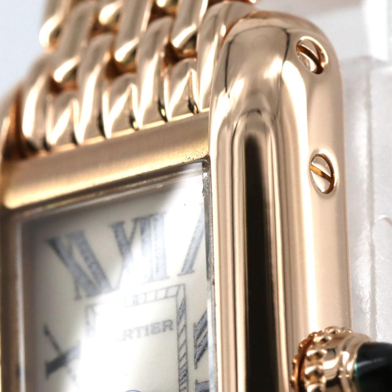 カルティエ タンクアロンジェ PG W15338V4 PG･RG クォーツ