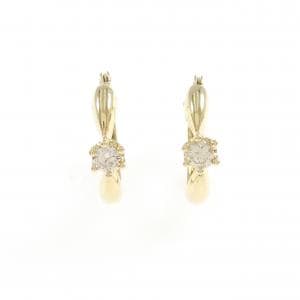 K18YG ダイヤモンド ピアス 0.2CT