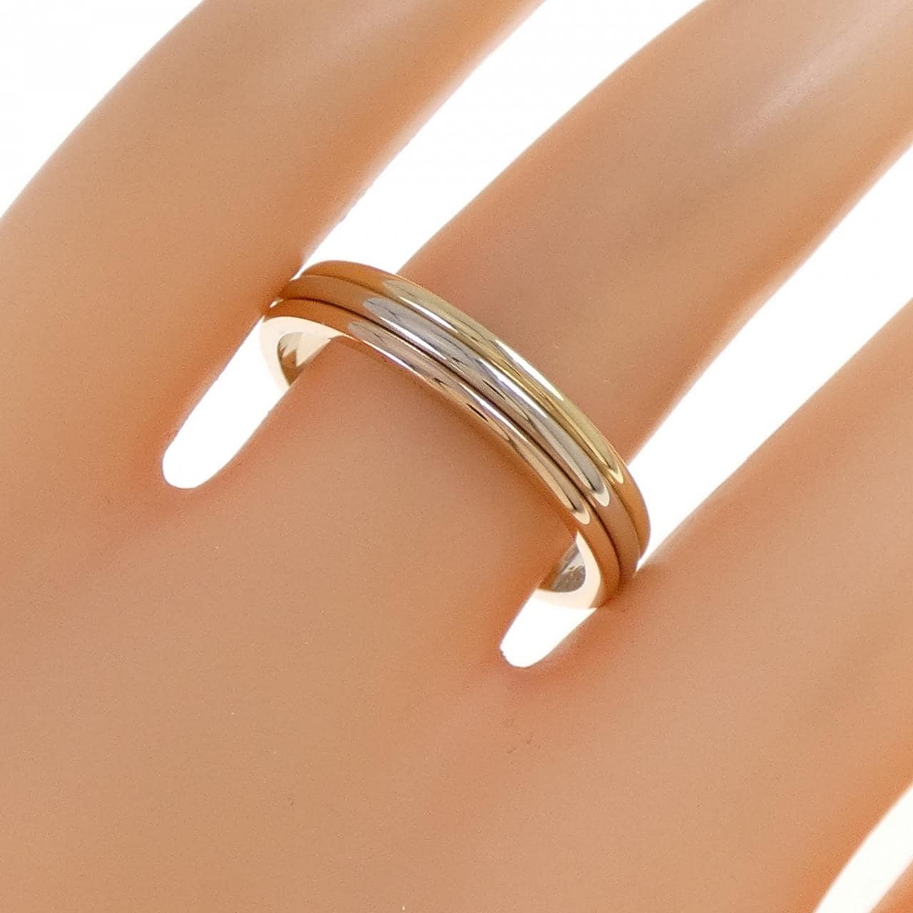 Cartier three gold wedding ring