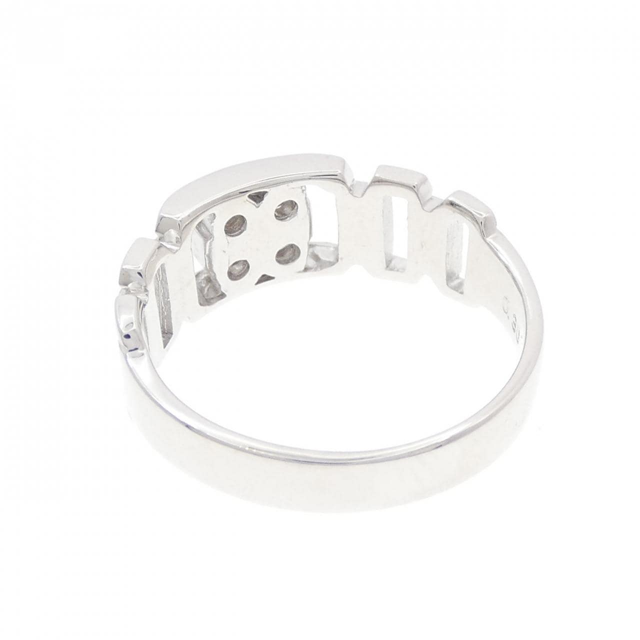 K18WG ダイヤモンド リング 0.30CT