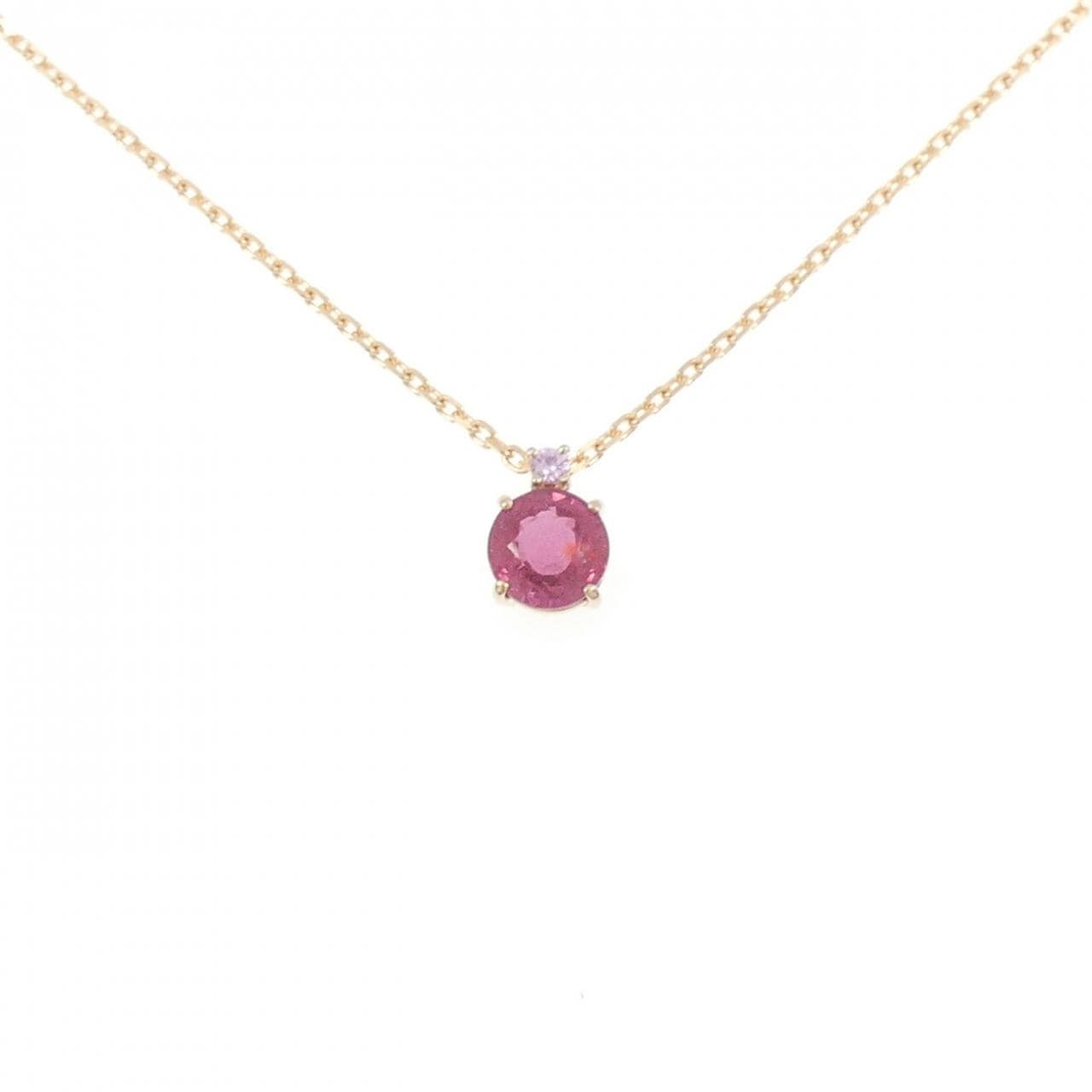 K18PG ルビー ネックレス 2.06CT