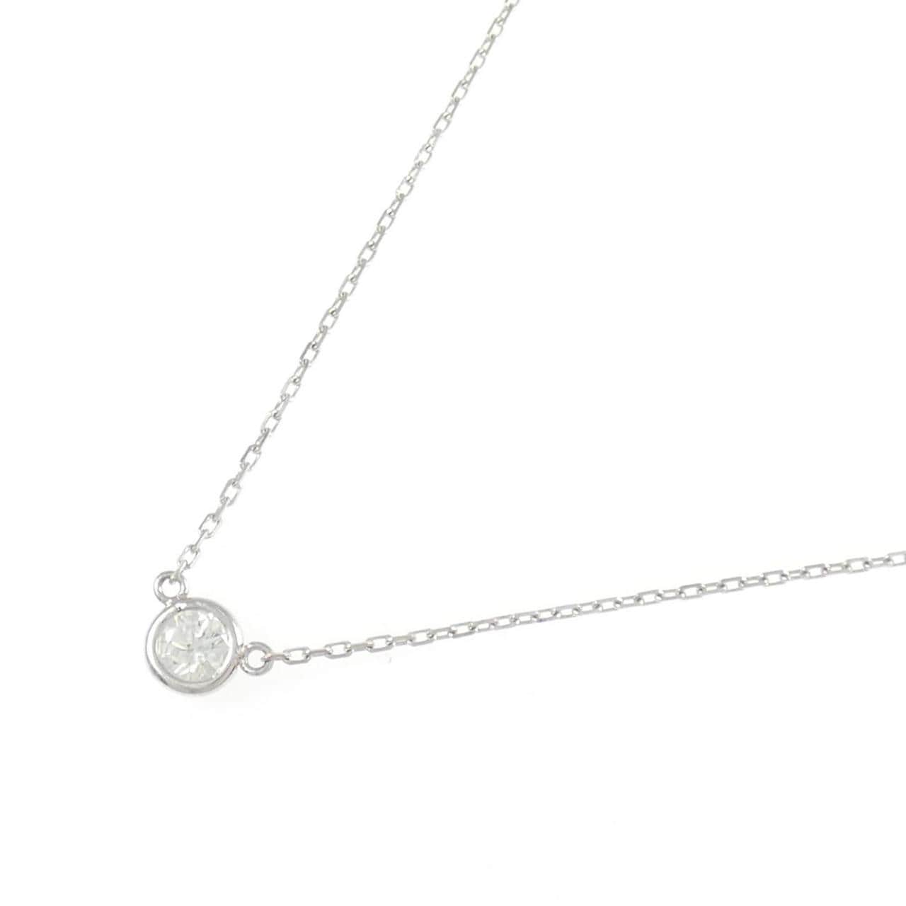 K18WG ダイヤモンド ネックレス 0.23CT