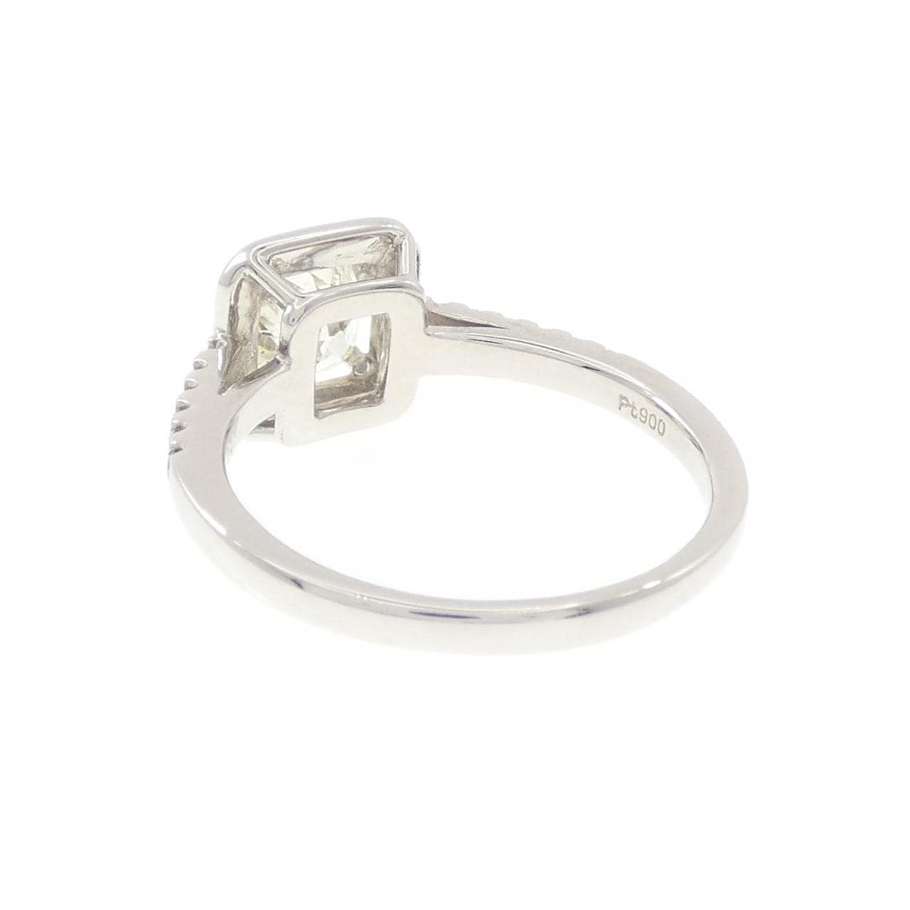 PT900 ダイヤモンド リング 1.038CT VLY SI1 ファンシーカット