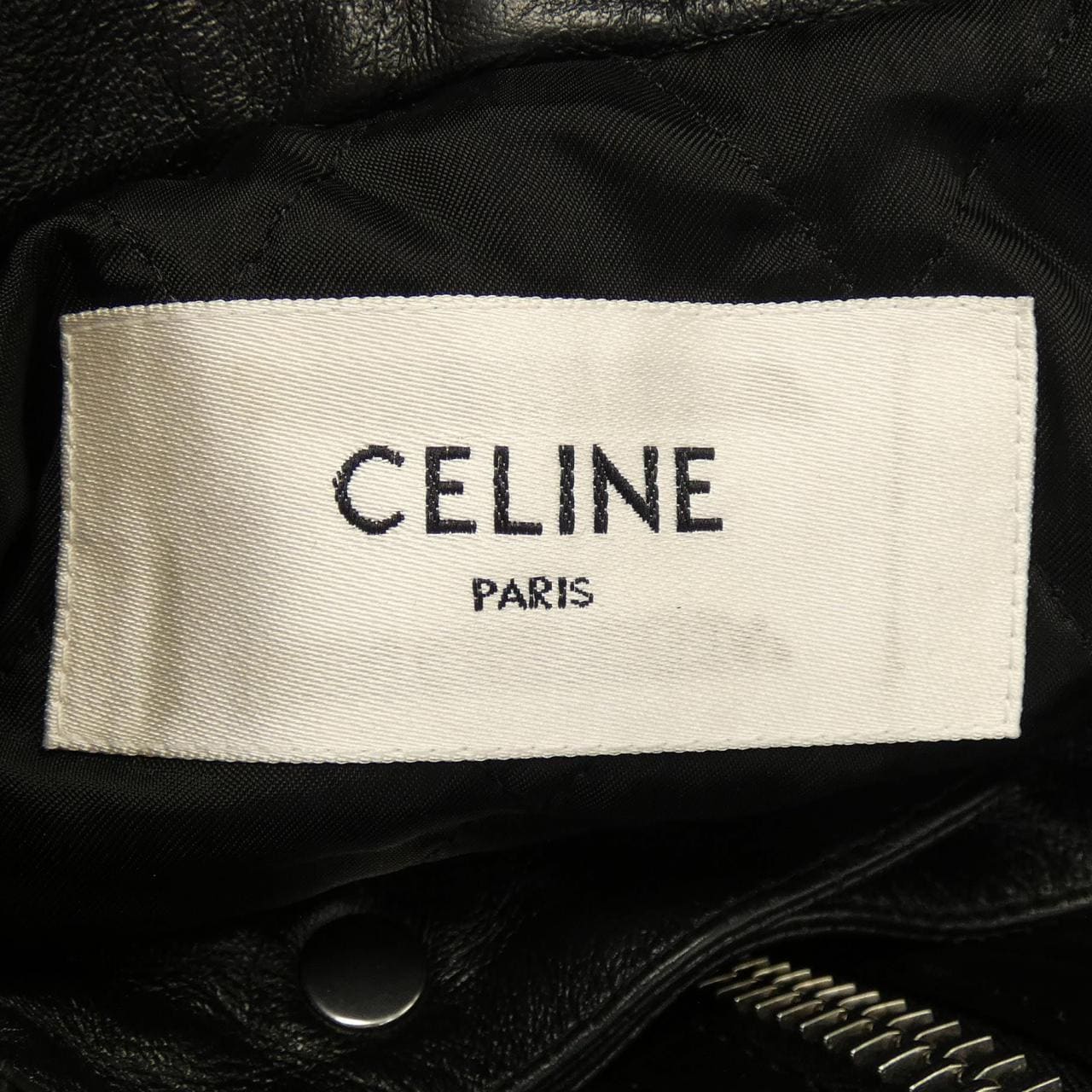 セリーヌ CELINE レザーライダースジャケット