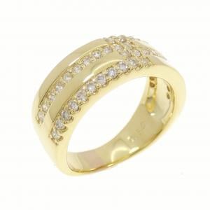 K18YG ダイヤモンド リング 0.50CT