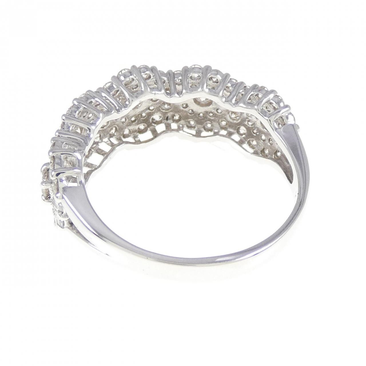 K18WG ダイヤモンド リング 1.00CT