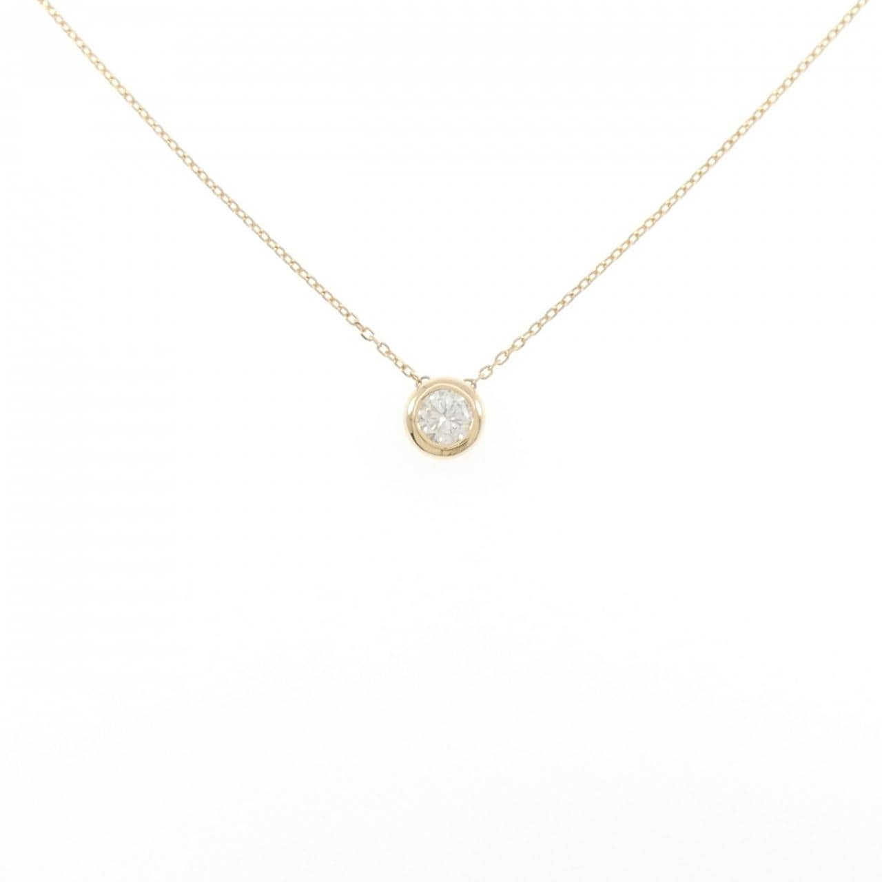 K18YG ダイヤモンド ネックレス 0.301CT H SI2 Good