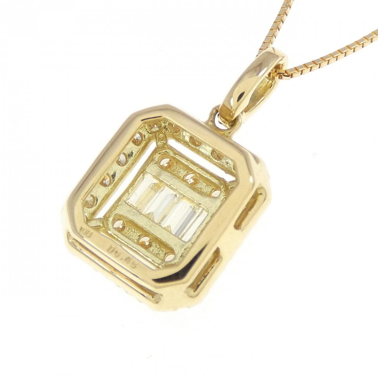 【新品】K18YG ダイヤモンド ネックレス 0.45CT