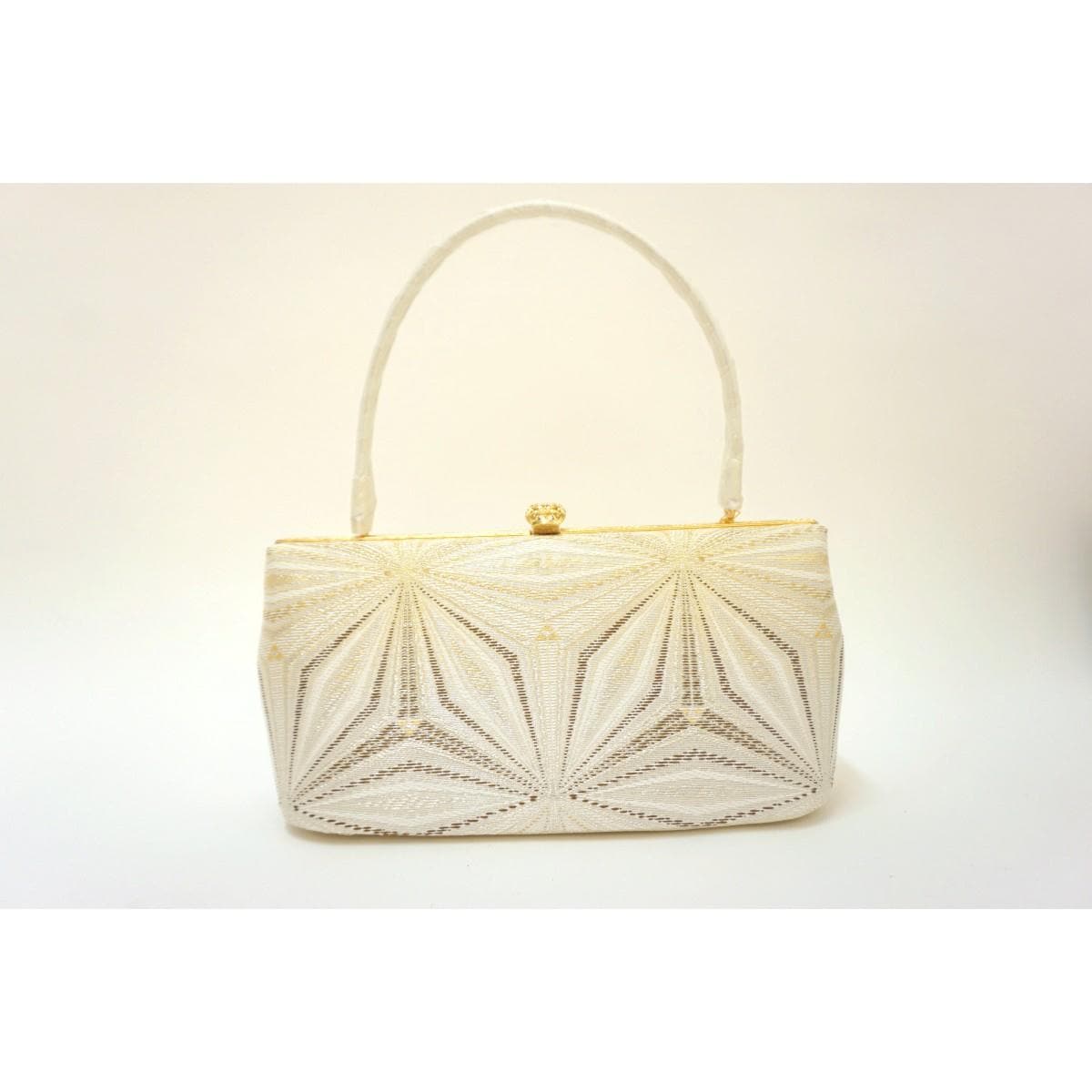 【新品】草履バッグセット　白梅　　Ｌサイズ