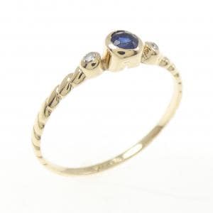 K10YG サファイヤ リング