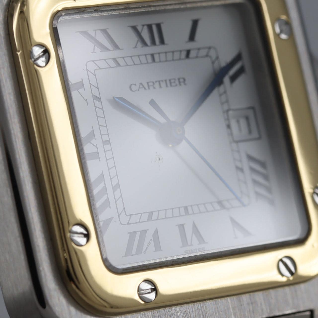 カルティエ サントスLM コンビ SSxYG 自動巻