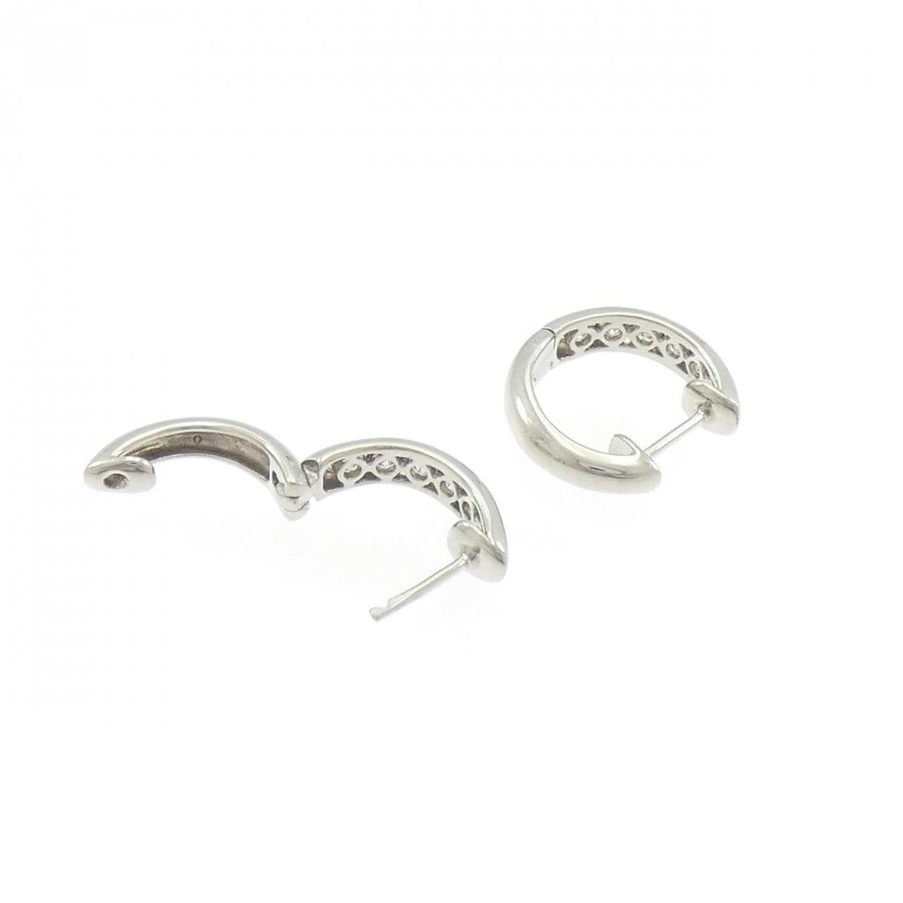 PT900 ダイヤモンド ピアス 0.50CT