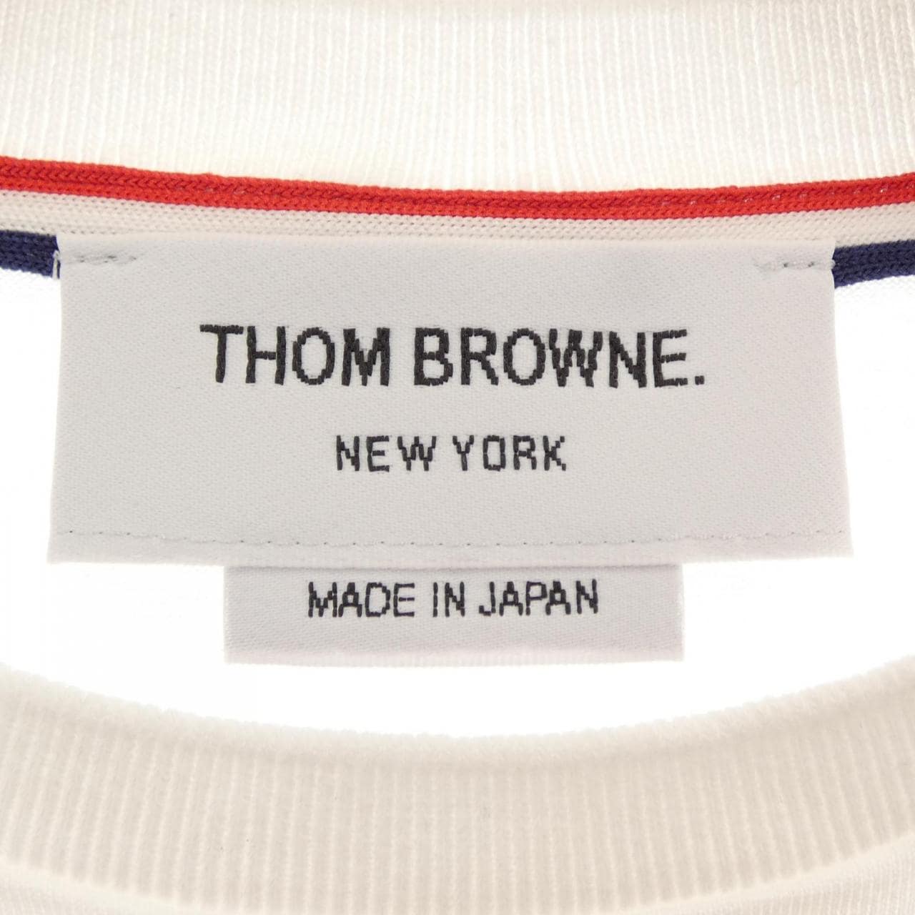 トムブラウン THOM BROWNE コットン ミラノ ポケットTシャツ FJS123A Tシャツ