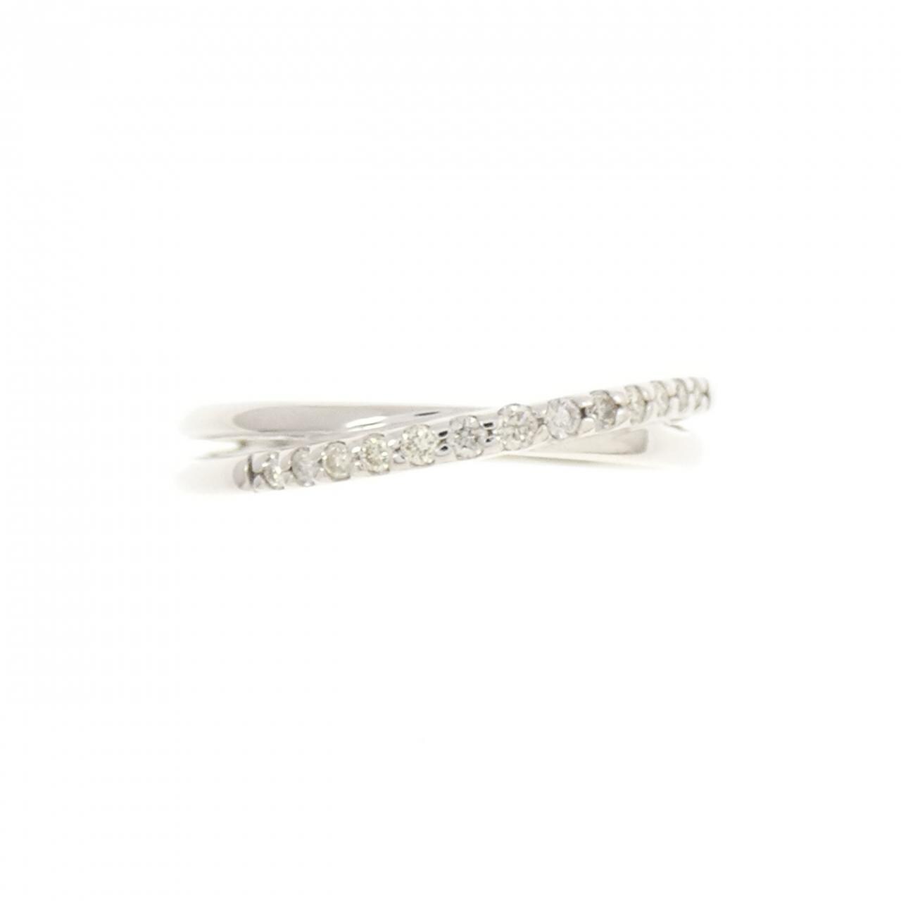 K18WG ダイヤモンド リング 0.10CT