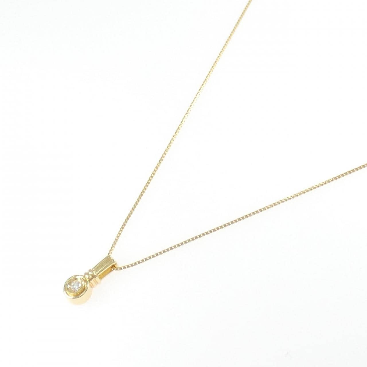 K18YG ダイヤモンド ネックレス 0.05CT