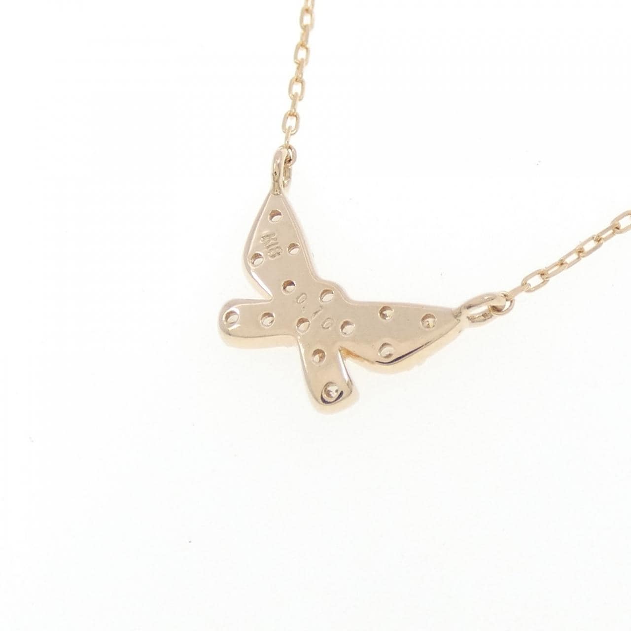 K18PG ダイヤモンド ネックレス 0.10CT