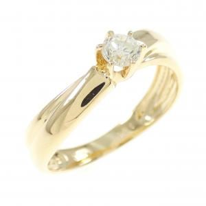 K18YG ダイヤモンド リング 0.20CT
