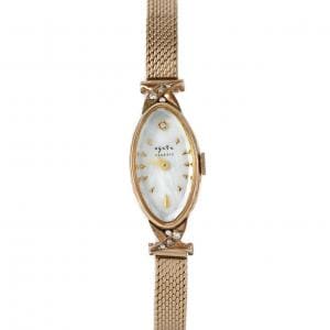 アガット トノーフェイスジュエリーウォッチ PG 1811 PG クォーツ