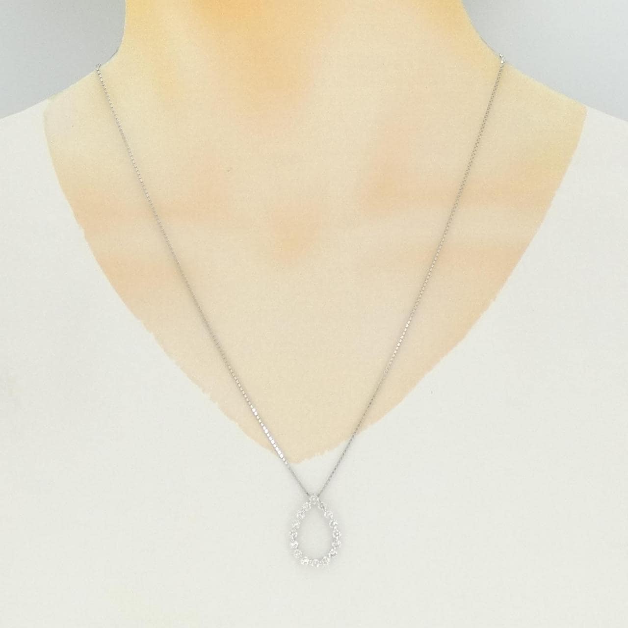 PT900/PT850 ダイヤモンド ネックレス 1.02CT