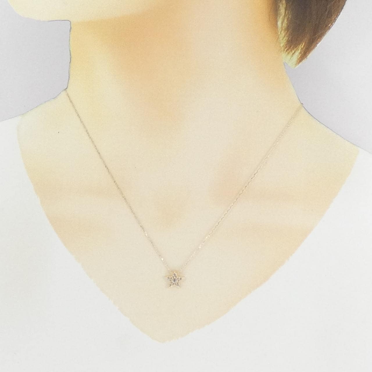 スタージュエリー スター ホワイトトパーズ ネックレス