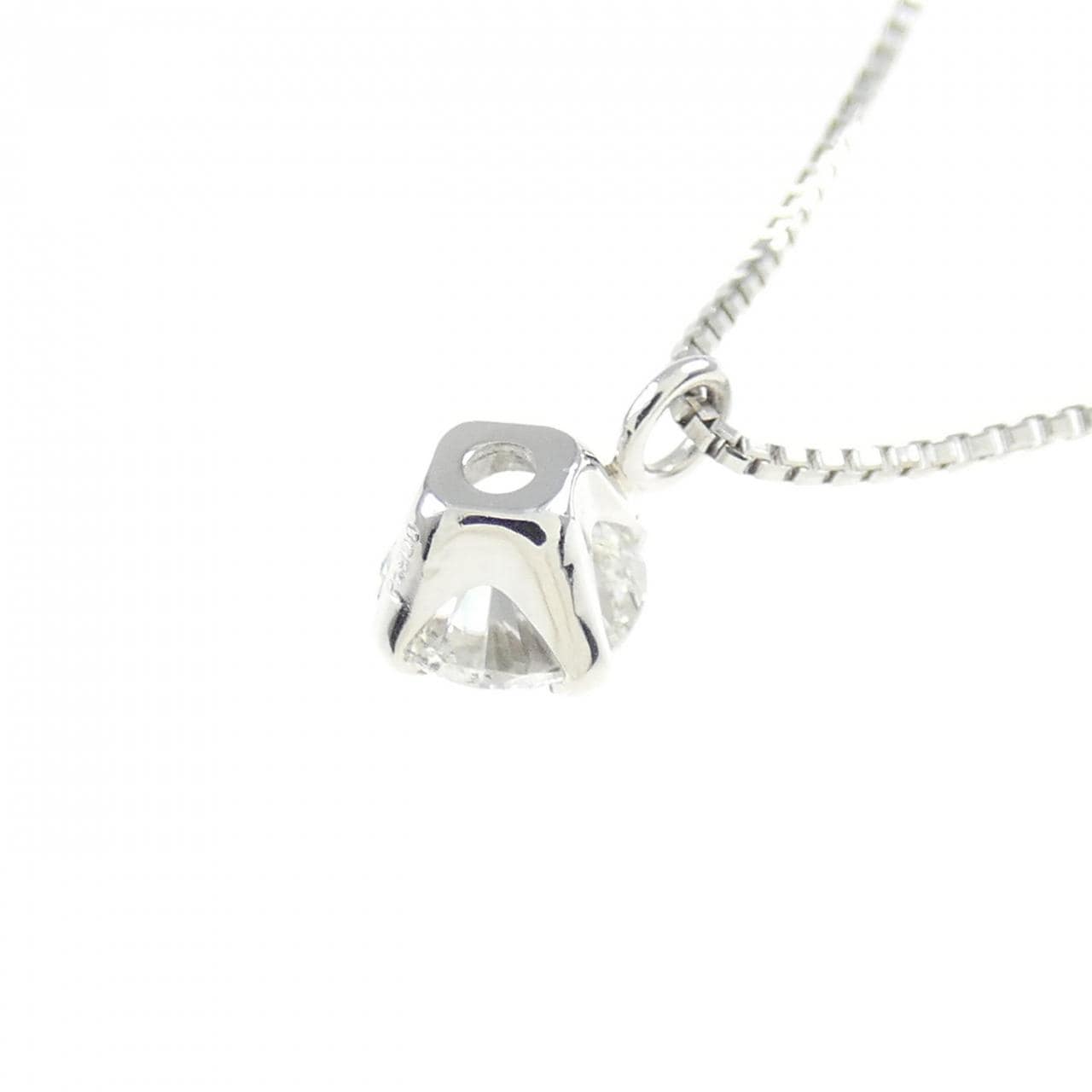 PT900/PT850 ソリティア ダイヤモンド ネックレス 0.304CT