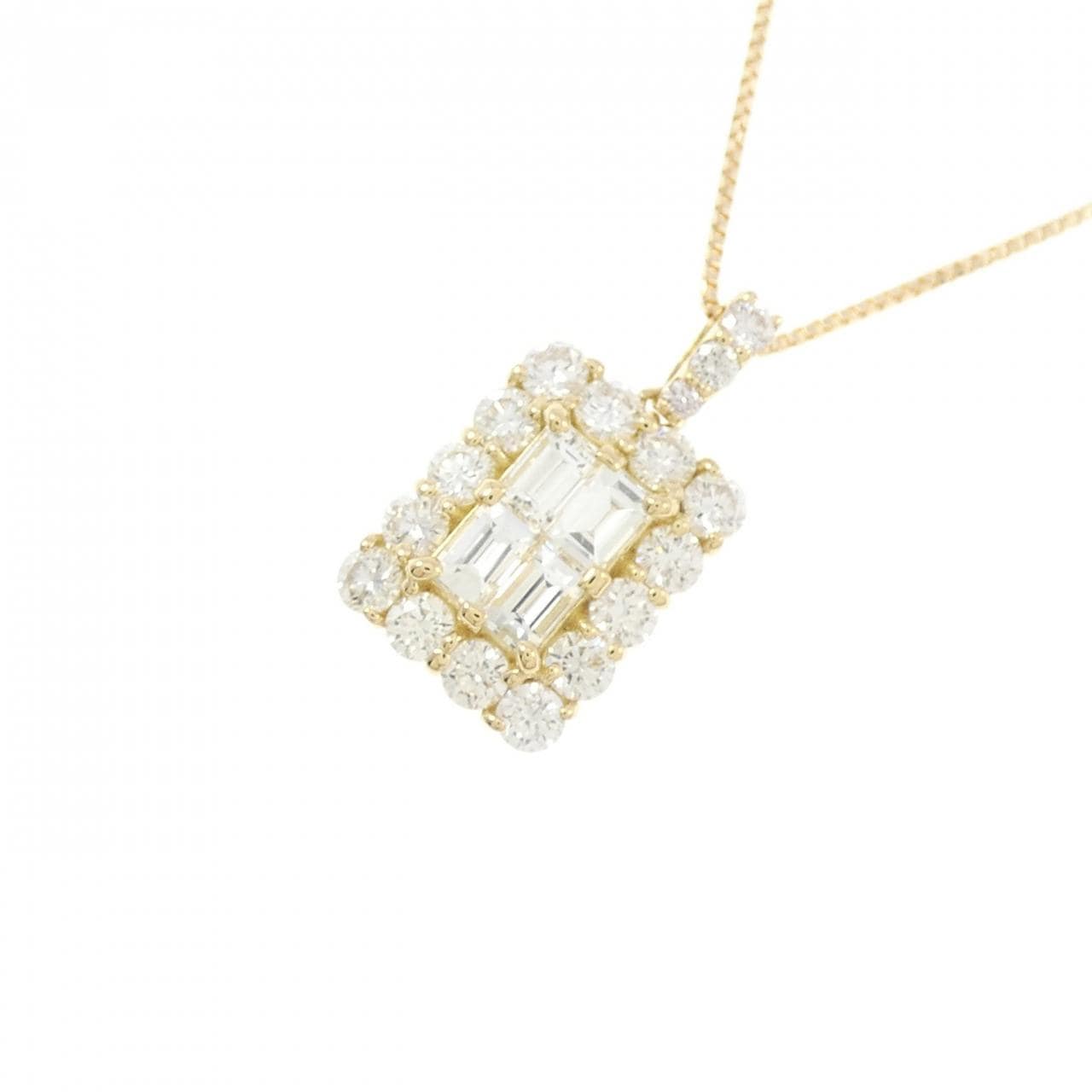 [新品] K18YG鑽石項鍊 1.00CT