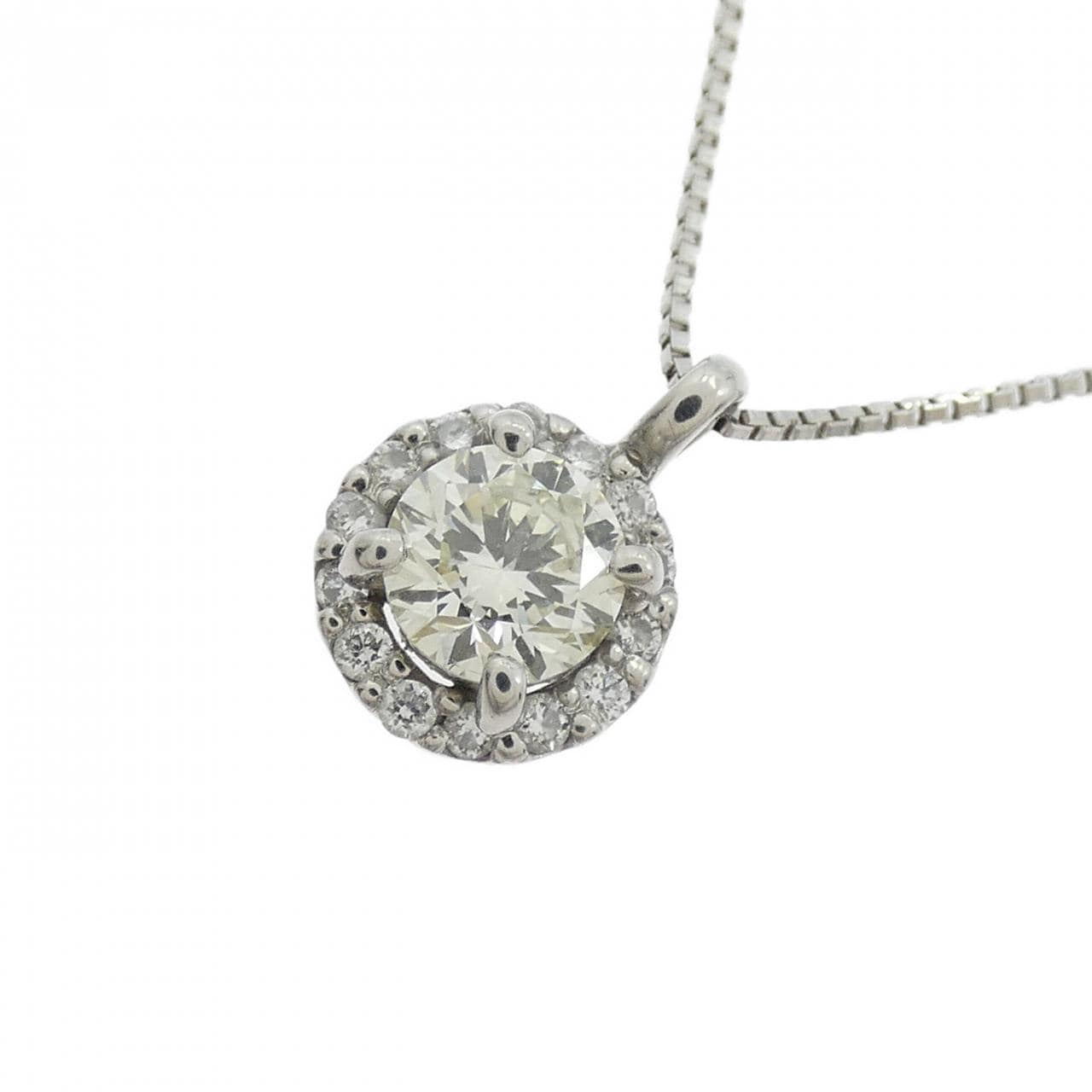 PT950/PT850 ダイヤモンド ネックレス 0.33CT