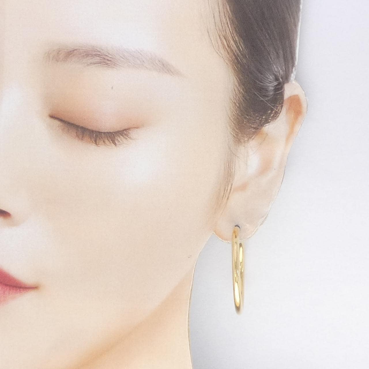 【新品】750YG フープ ピアス